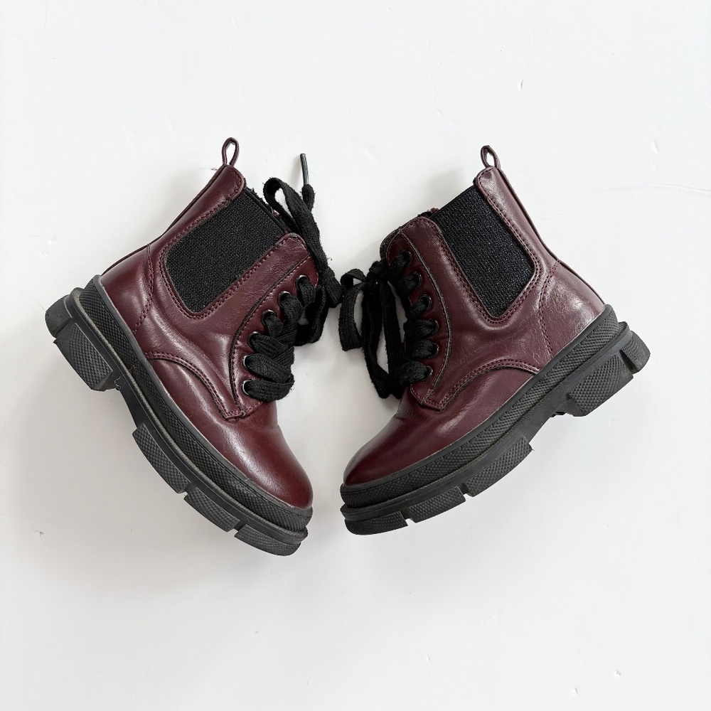 Kiabi burgundy boots